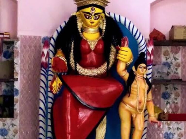 এক হাতে বালক শিবকে ধরে থাকেন তিনি, নবদ্বীপে মা অভয়া রক্ষা করেন সকলকে,